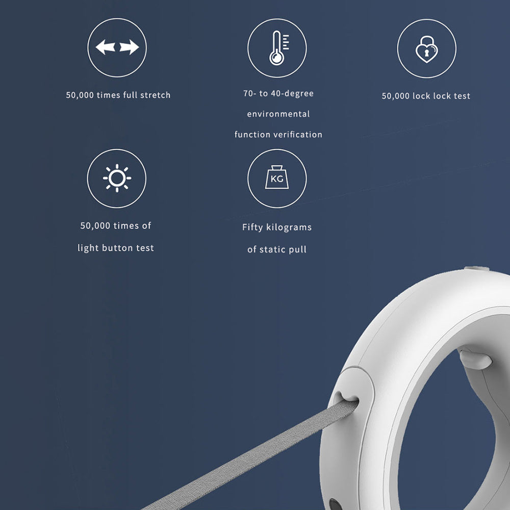 MOESTAR Smart App Control Color Changing Ring Light 3m Retractable UFO Pet Leash Dog Traction Rope MOESTAR Smart App Control Color Changing Ring Light 3m Retractable UFO Pet Leash Dog Traction Rope